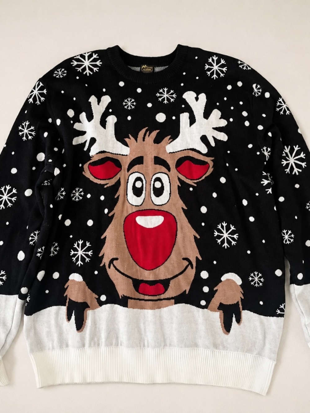 JAP Christmas XL Rudolph Reindeer Ugly Christmas Sweater
